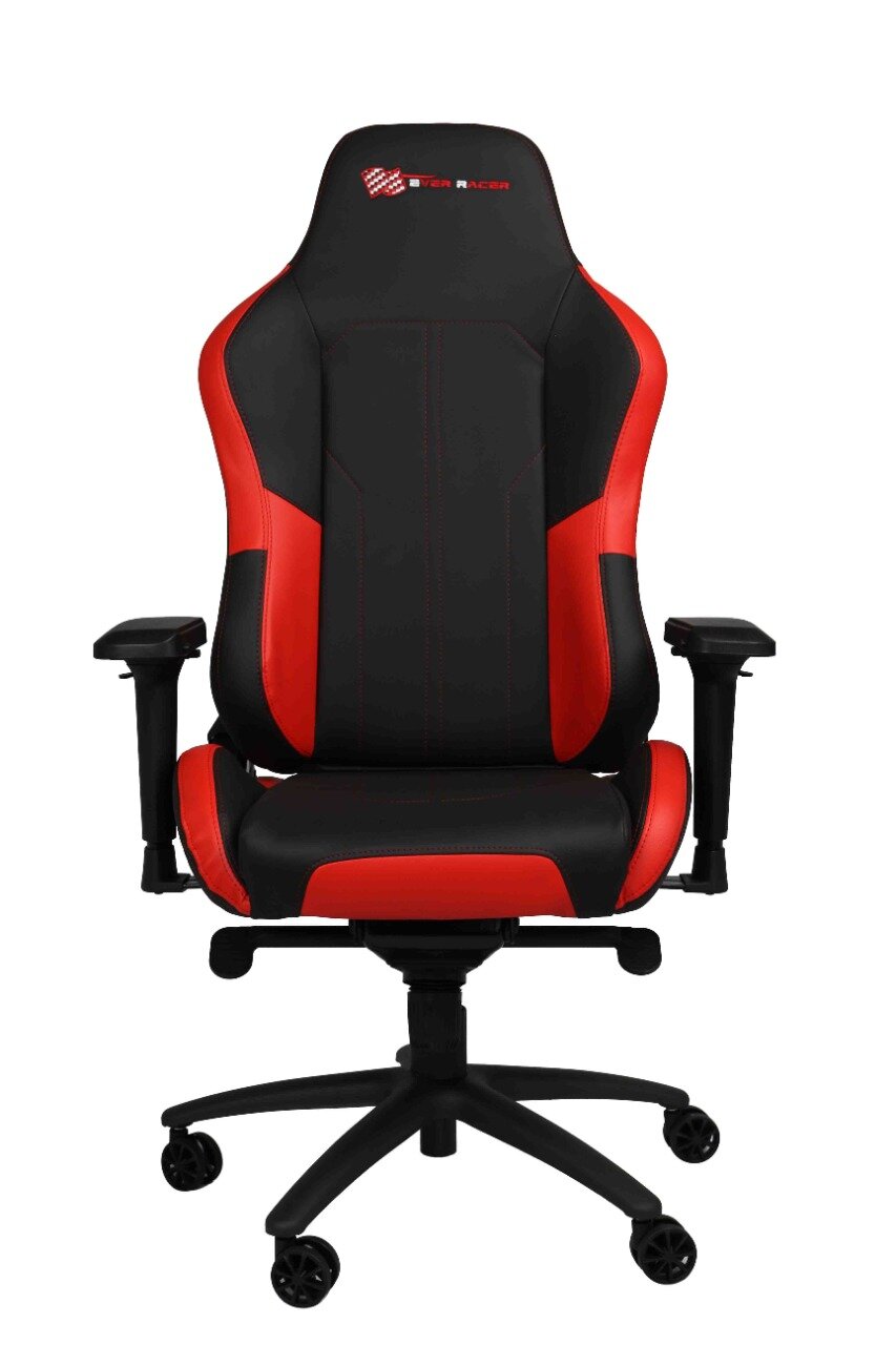 EverRacer Red & Black Gaming & Office Executive Chair with Armrests
